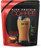 Chike Nutrition High Protein Iced Coffee, 14 Serving Bag - Chocolate Peanut Butter, 16.3 oz (462g)