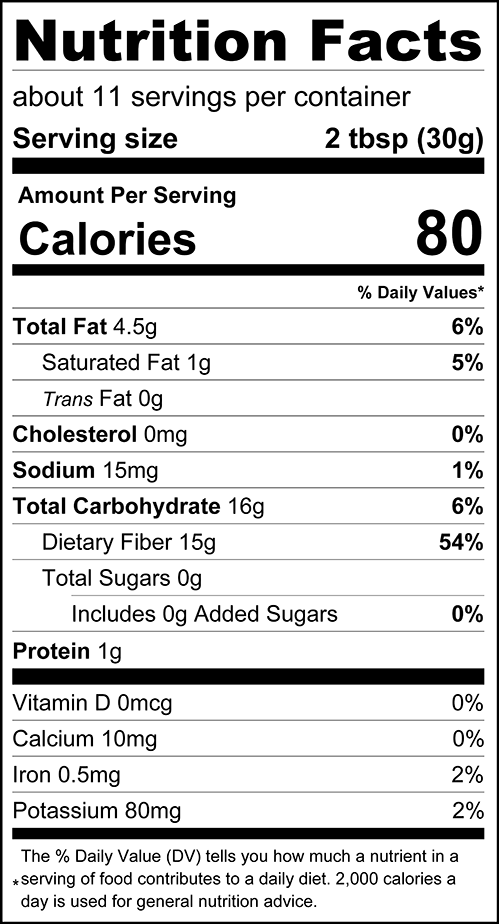 Nutrition facts for ChocZero No Sugar Added Chocolate Dessert Sauce, 12 oz