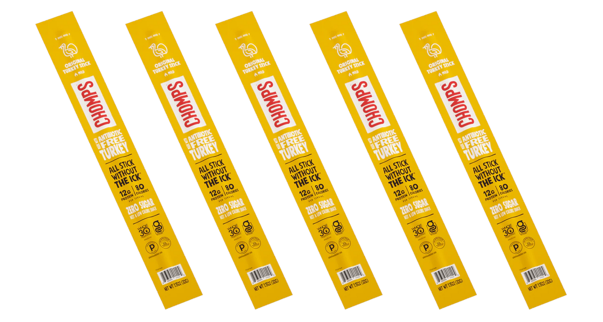 Chomps Meat Sticks - Original Turkey 5-Sticks