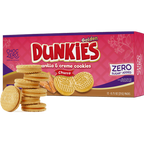 Front package of ChocZero Dunkies Sandwich Cookies, 9 oz, Churro