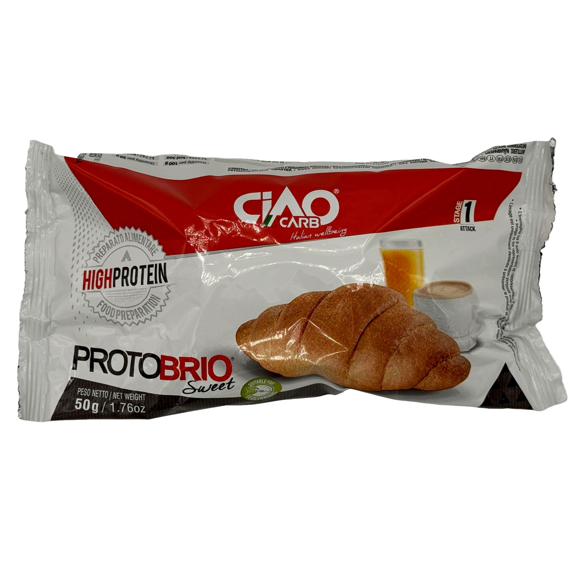Ciao Carb Protobrio Croissant, Sweet / 1 croissant.