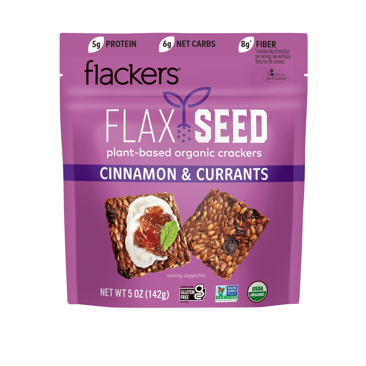Doctor in the Kitchen Flackers - Cinnamon & Currants