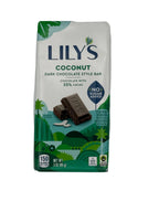 Lily's Dark Chocolate Style Bar - Coconut