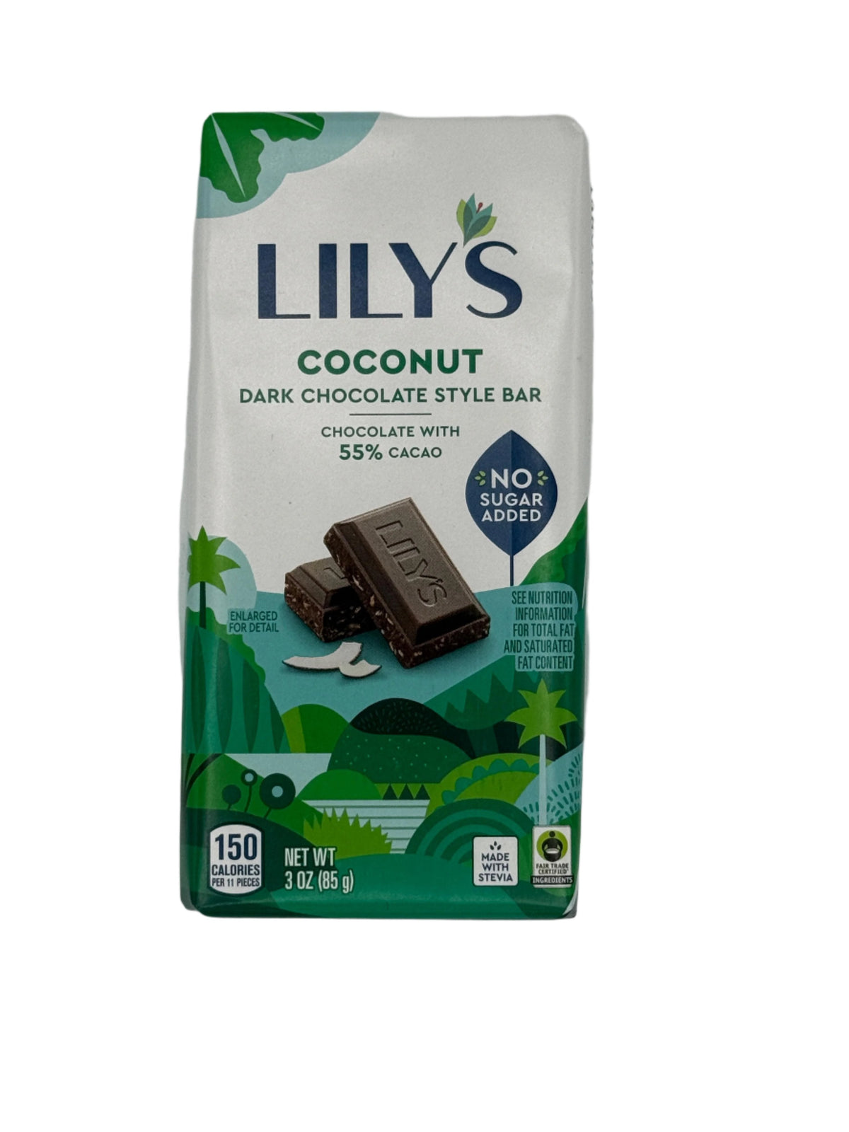 Lily's Dark Chocolate Style Bar - Coconut
