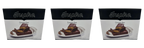 Three boxes of Inspire Coconut Bars, featuring a chocolate coating and coconut filling, each containing seven 1.55 oz bars, with a total net weight of 10.86 oz.
