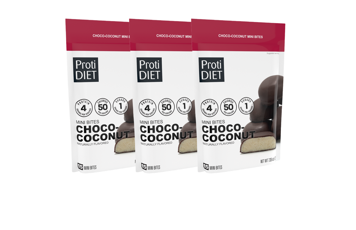 Proti Diet Protein Mini Bites - Choco-Coconut 3-Pack