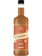 Front package of ChocZero Sugar Free Coffee Syrup, Caramel