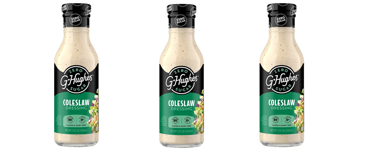 G Hughes Smokehouse Sugar Free Salad Dressing (12 fl oz) - Coleslaw 3 Bottles