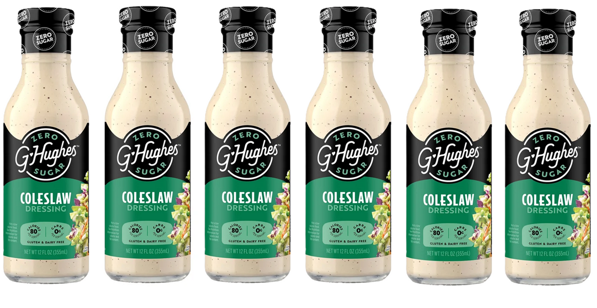 G Hughes Smokehouse Sugar Free Salad Dressing (12 fl oz) - Coleslaw 6 Bottles