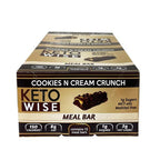 Healthsmart Keto Wise Meal Bar - Cookies N Cream Crunch, 12 Bars