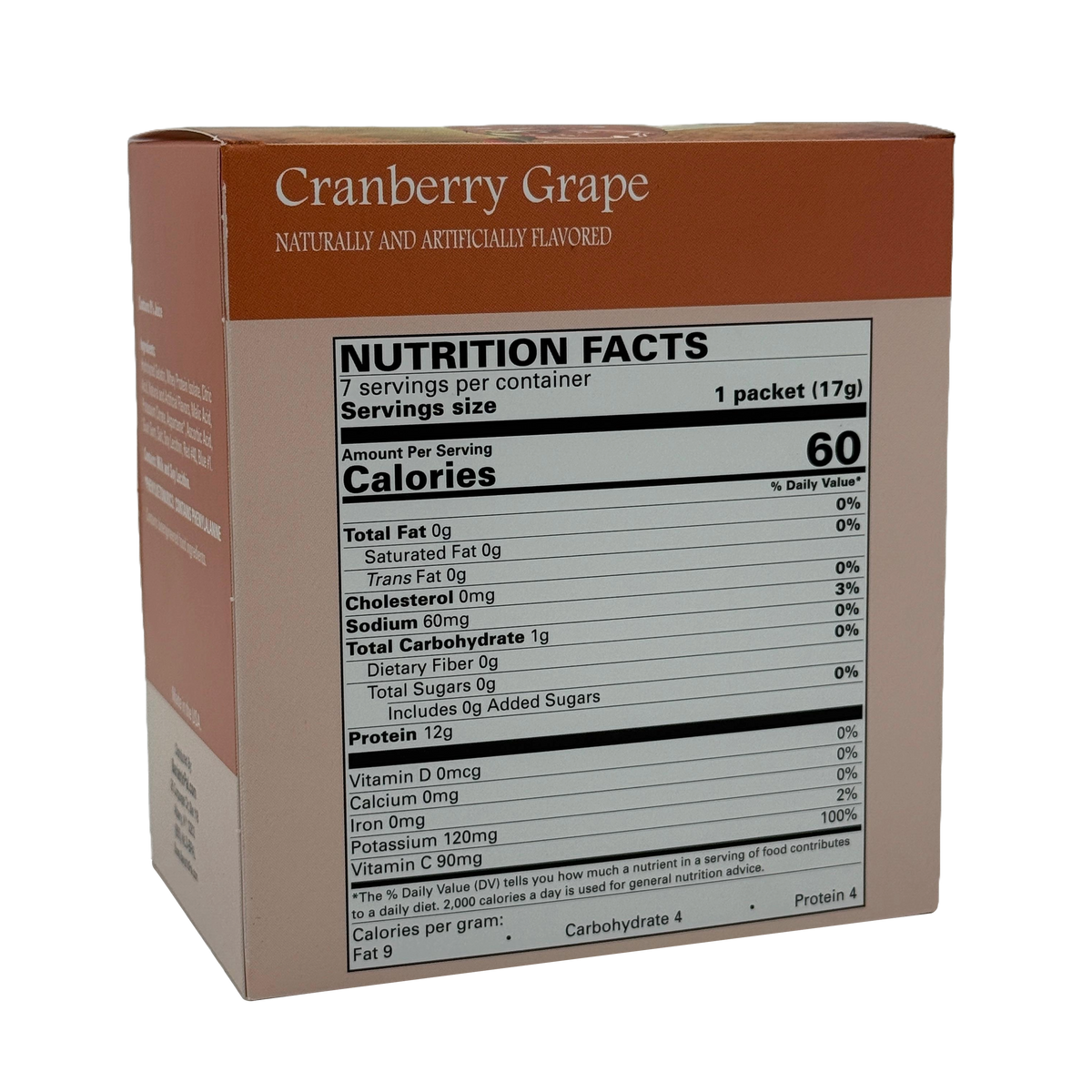 Protein Fruit Drink, Cranberry Grape, image 6
