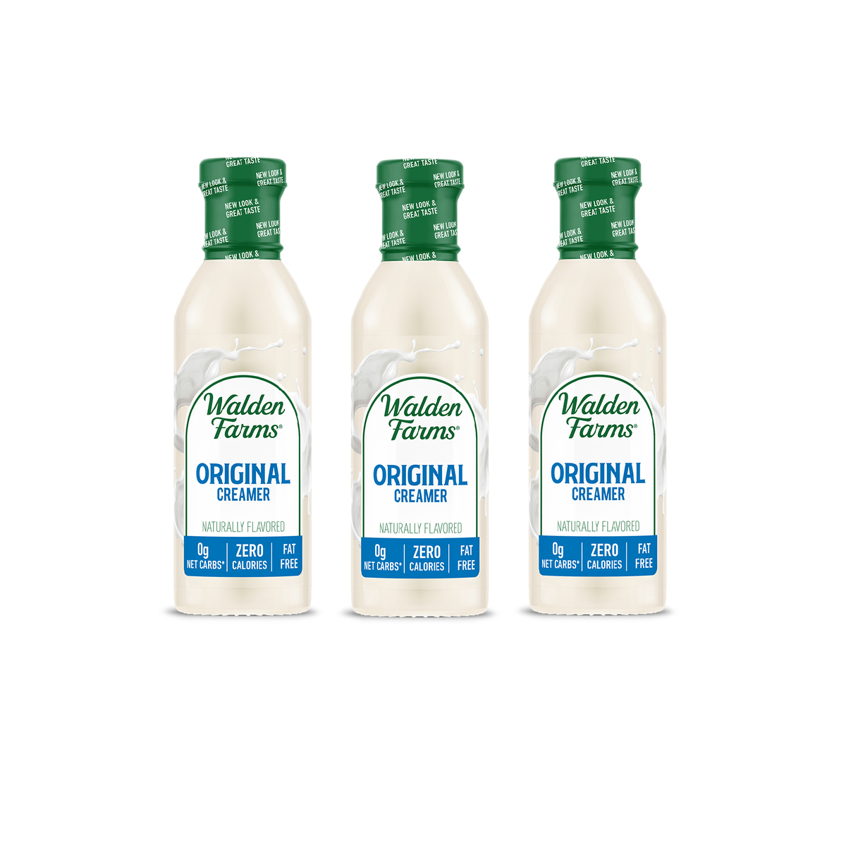 Product image for Walden Farms Calorie Free Coffee Creamer, Original Cream flavor.