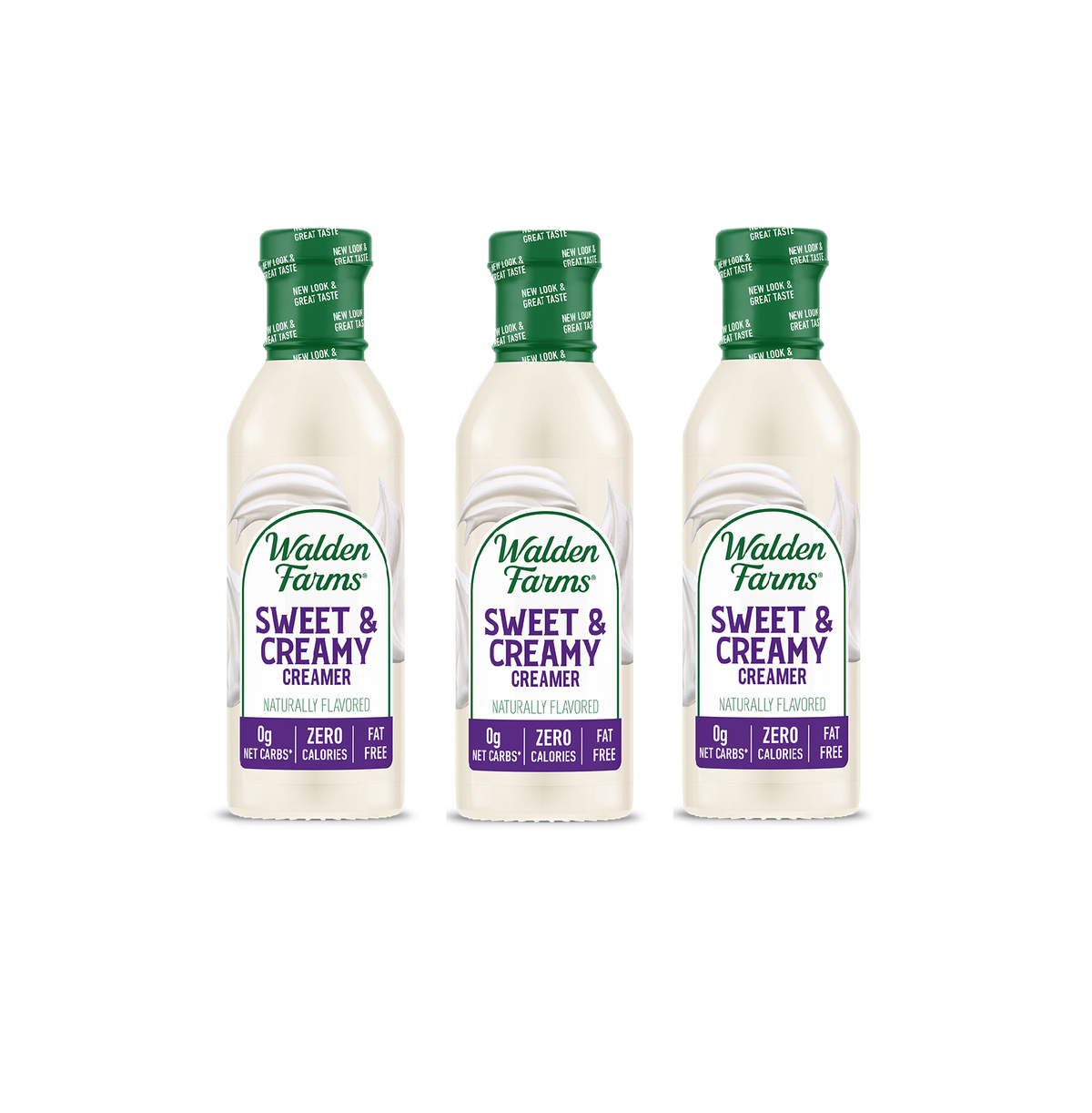 Product image for Walden Farms Calorie Free Coffee Creamer, Sweet & Creamy flavor.