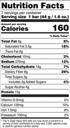 Barritas de proteínas Proti Diet, crujientes de mantequilla de cacahuete y caramelo, 7 barritas