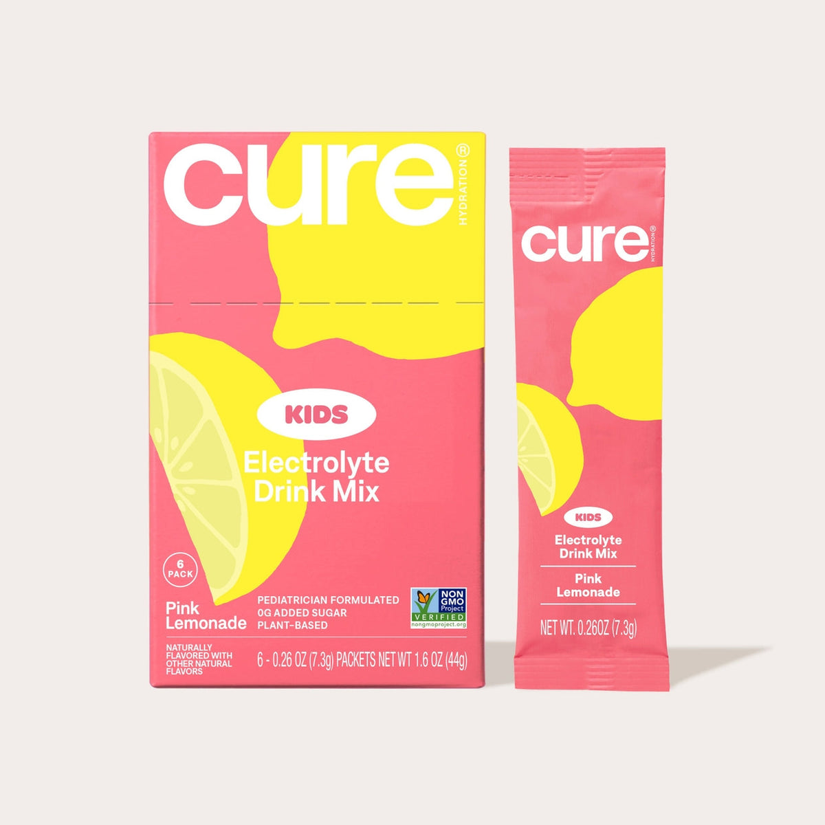 Cure Kids Hydration Electrolyte Drink Mix - Pink Lemonade