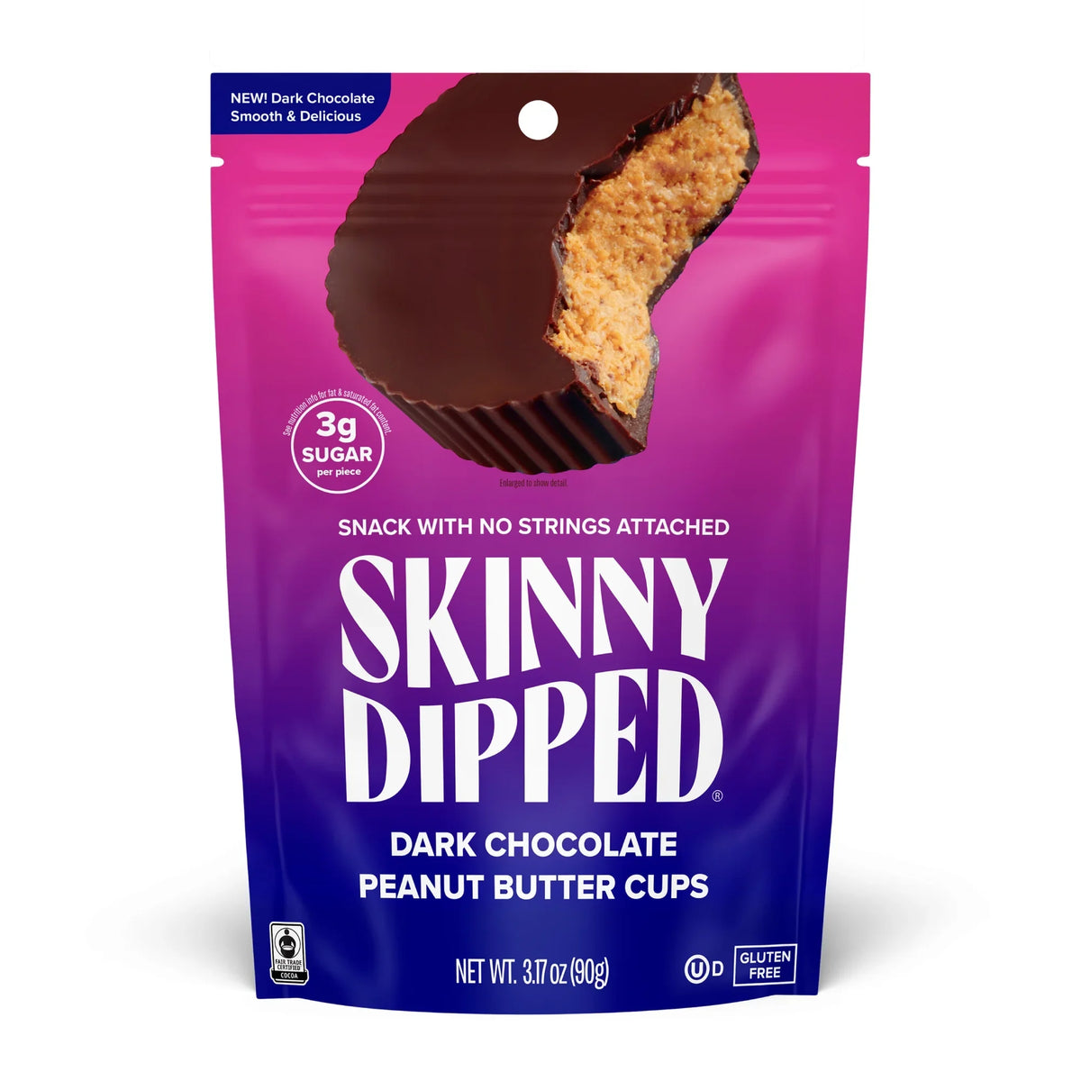 SkinnyDipped Cups - Dark Chocolate Peanut Butter
One Bag