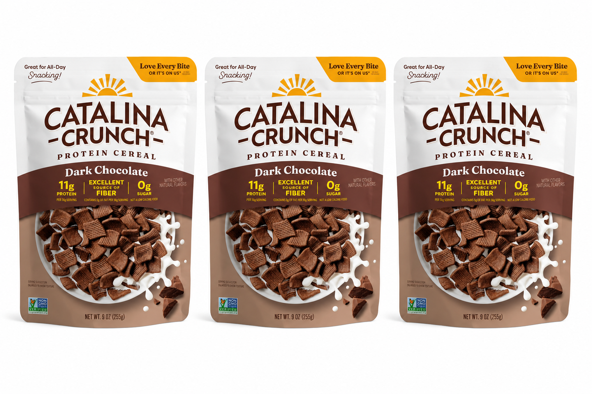 Catalina Crunch Protein Cereal - Dark Chocolate, 9oz