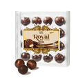 Front package of ChocZero Dark Chocolate Hazelnut Royal Truffles