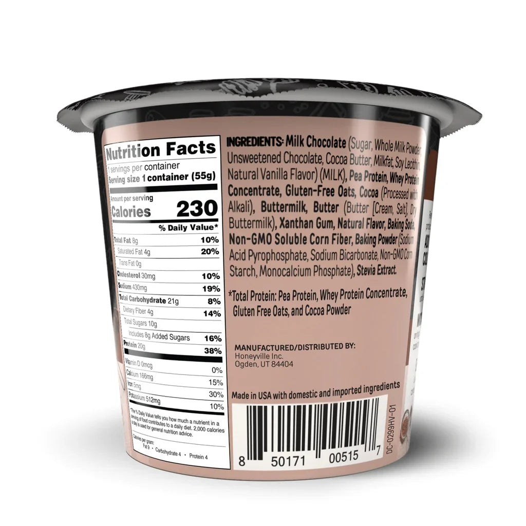 FlapJacked Mighty Muffins - Double Chocolate, One Pack