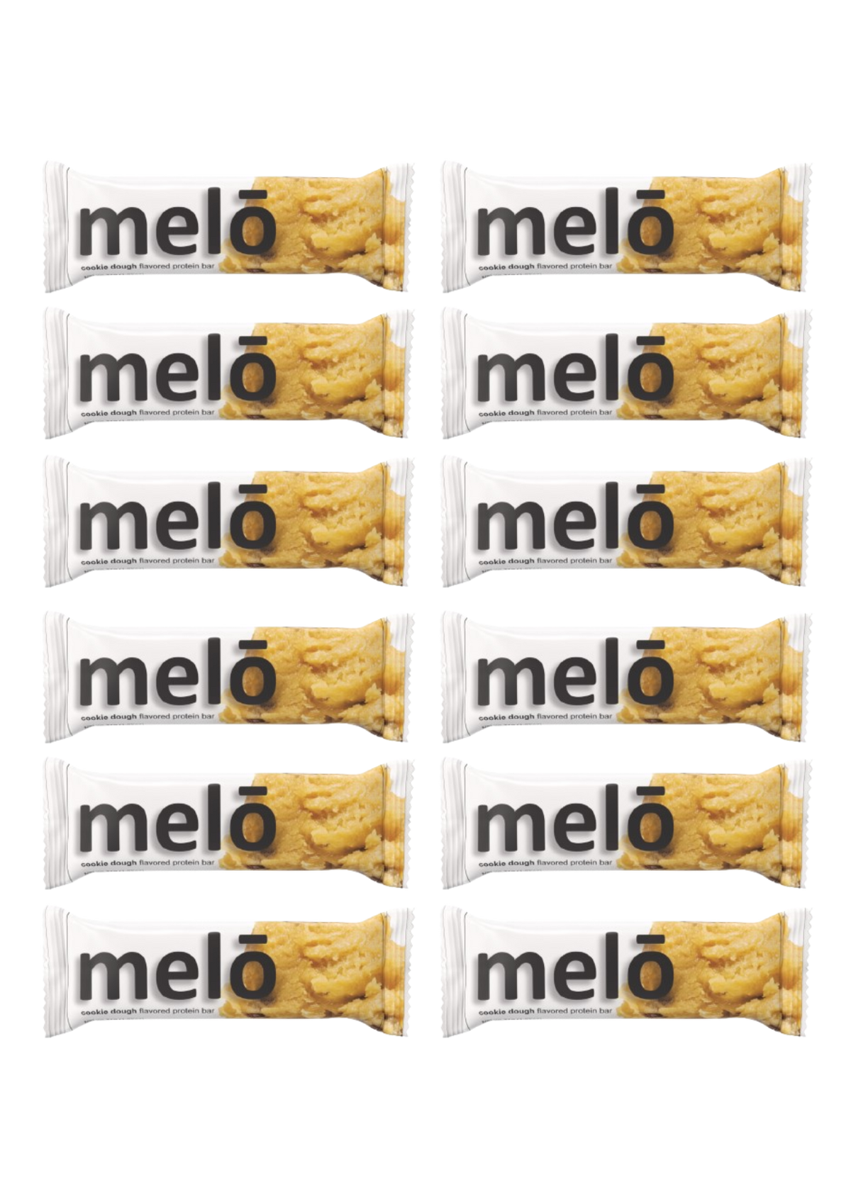 Melō Protein Bars - Cookie Dough 12 Bars