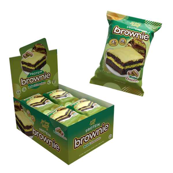 Alpha Prime Bites Protein Brownies - Dubai Chocolate
