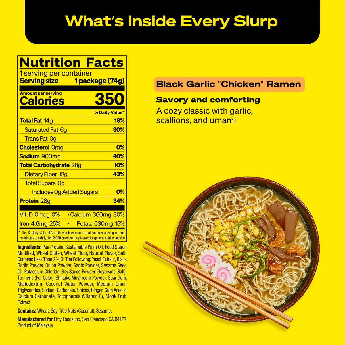 Immi Instant Ramen - Black Garlic Chicken