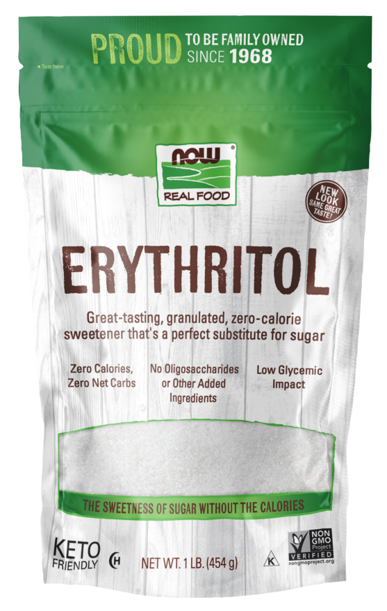 NOW Erythritol Granular — gallery image 3