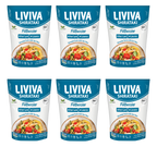 Liviva Organic Shirataki Pasta with Oat Fiber, 18.34 oz - Fettuccine, 6 Bags