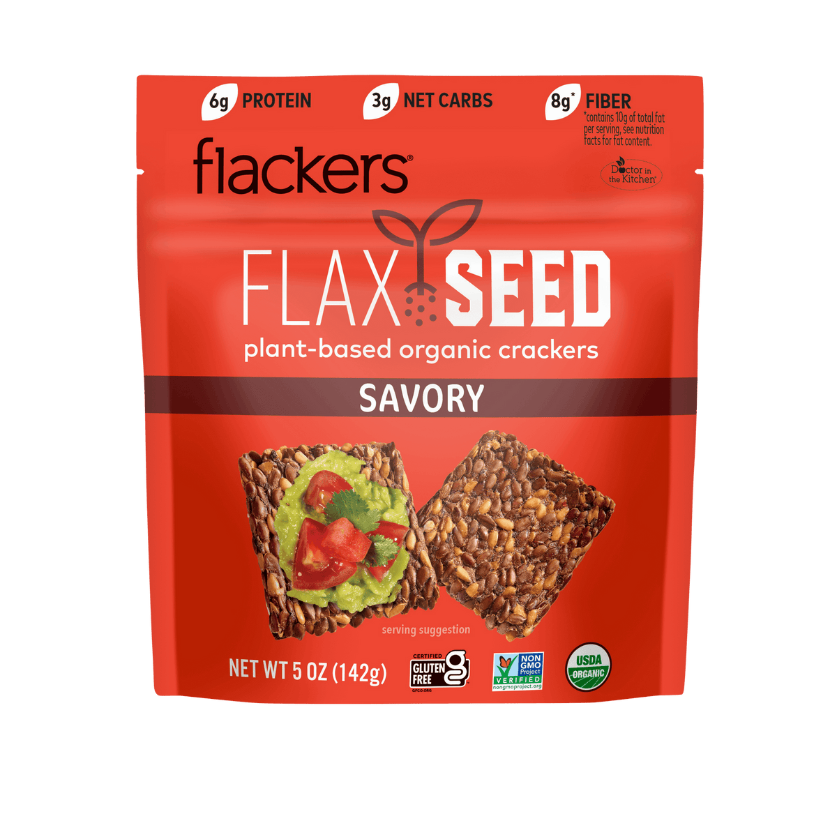 Doctor in the Kitchen Flackers - Savory
