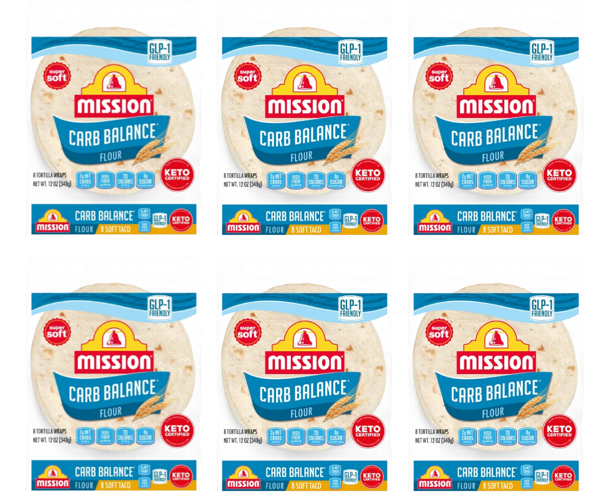 Mission Foods Carb Balance Soft Tortillas - Flour, 7.5 inch