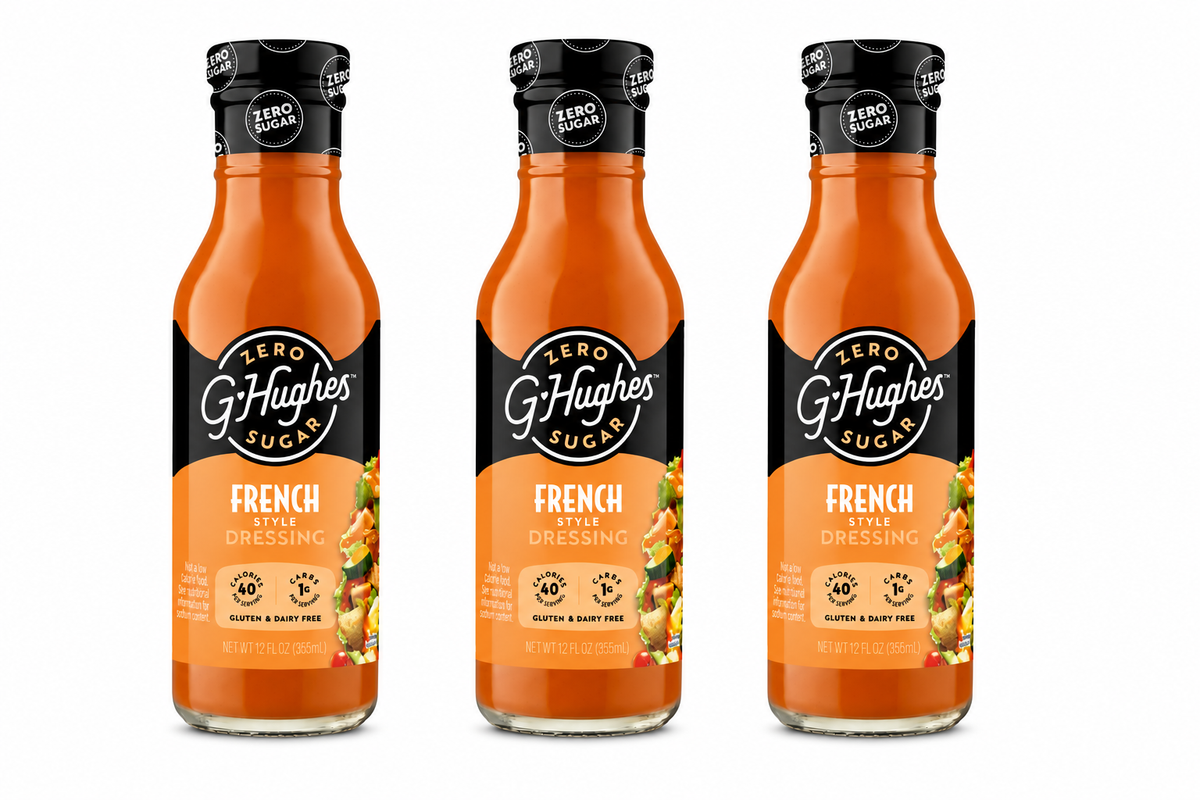 G Hughes Smokehouse Sugar Free Salad Dressing (12 fl oz) - French Style 3 Bottles