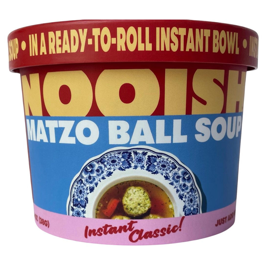 Nooish Instant Matzo Ball Soup - One Bowl
