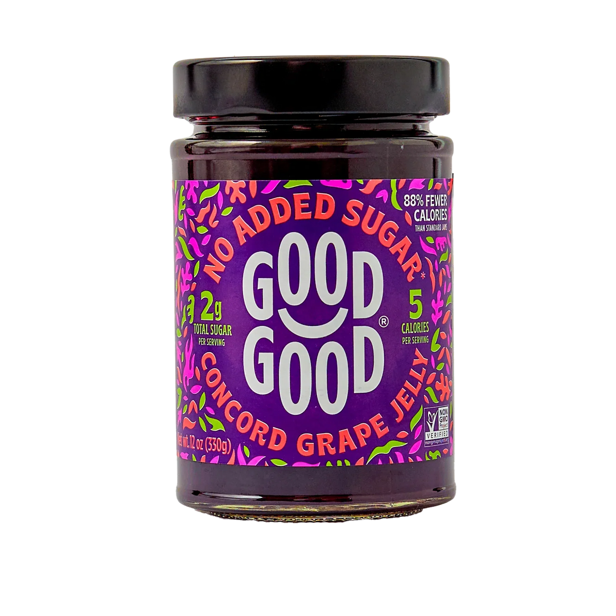 Good Good Keto Friendly Sweet Jam, Concord Grape Jelly / 12 oz.