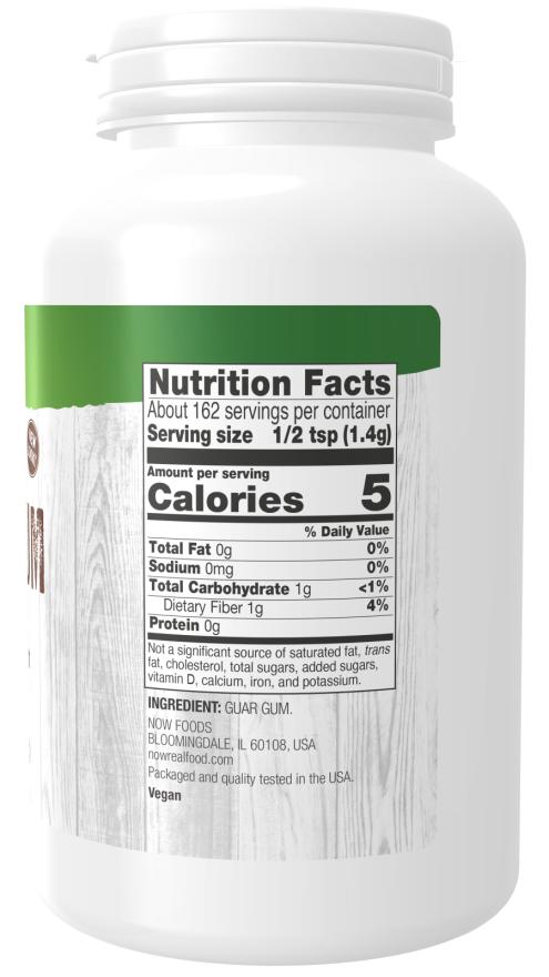NOW Guar Gum Powder 8 oz. — gallery image 2