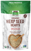 NOW Hemp Seed Hearts, Organic - 8 oz. product package