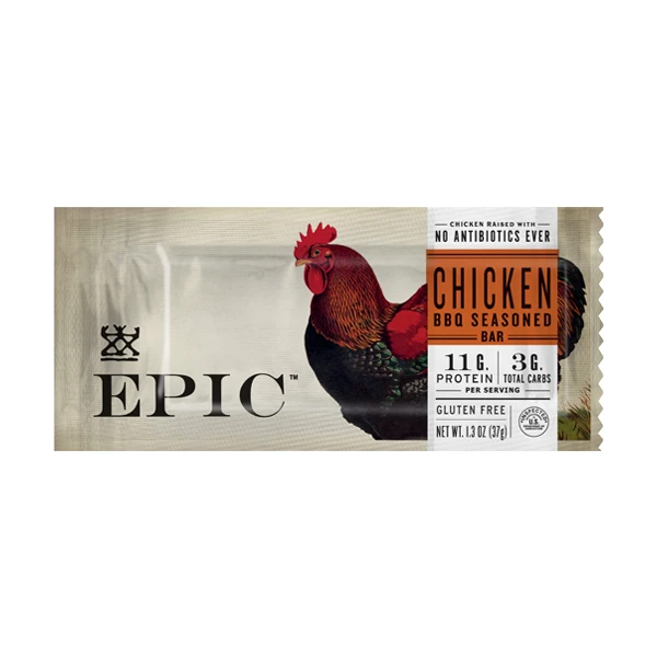Epic Meat Bar - Seasoned Chicken BBQ, Single Bar.