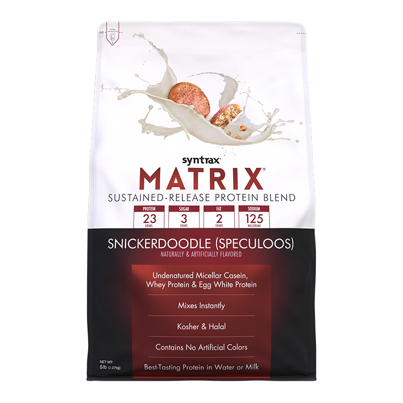 Syntrax Matrix Sustained-Release Protein Blend - Snickerdoodle (Speculoos) 5 lb.