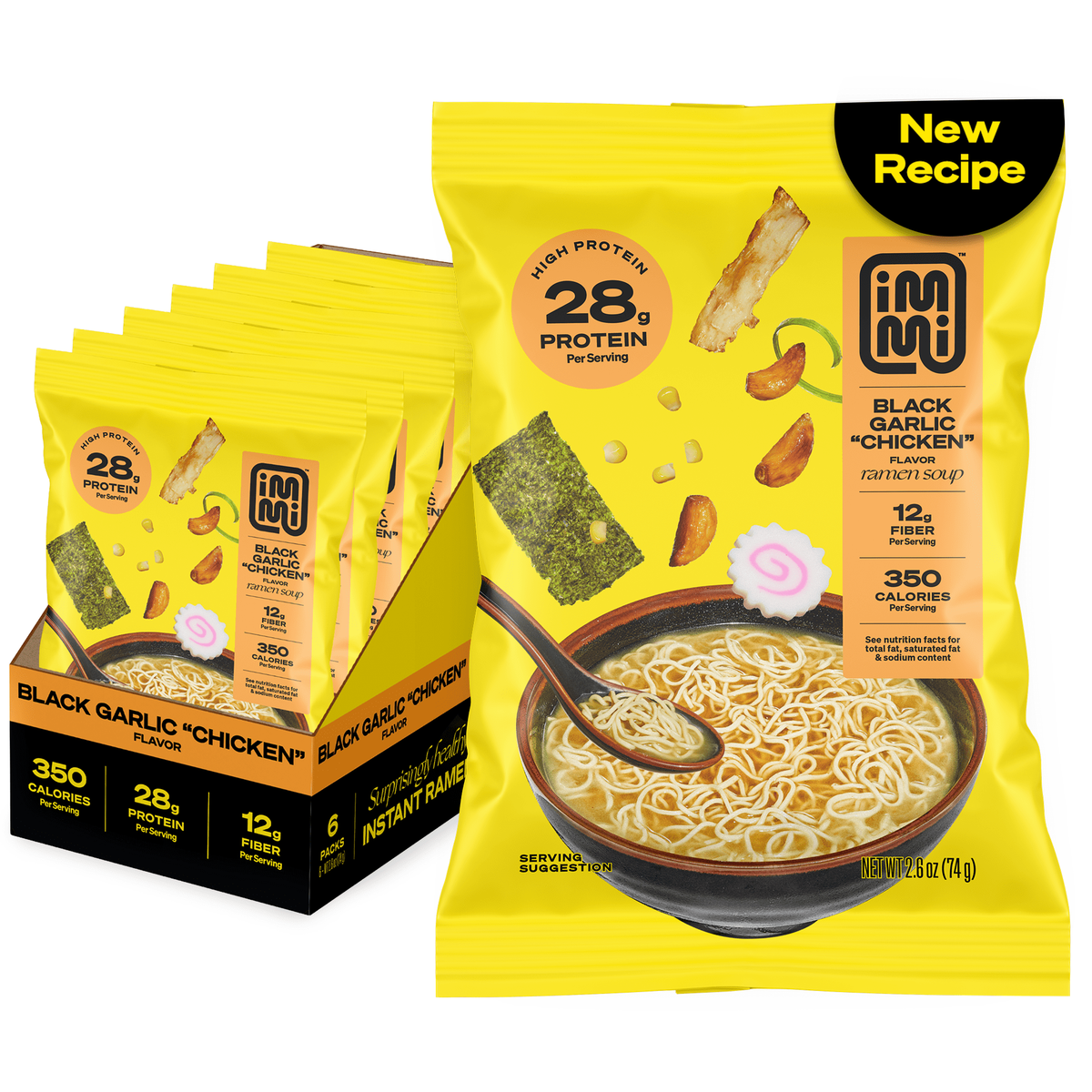 Immi Instant Ramen - Black Garlic Chicken, One Pack