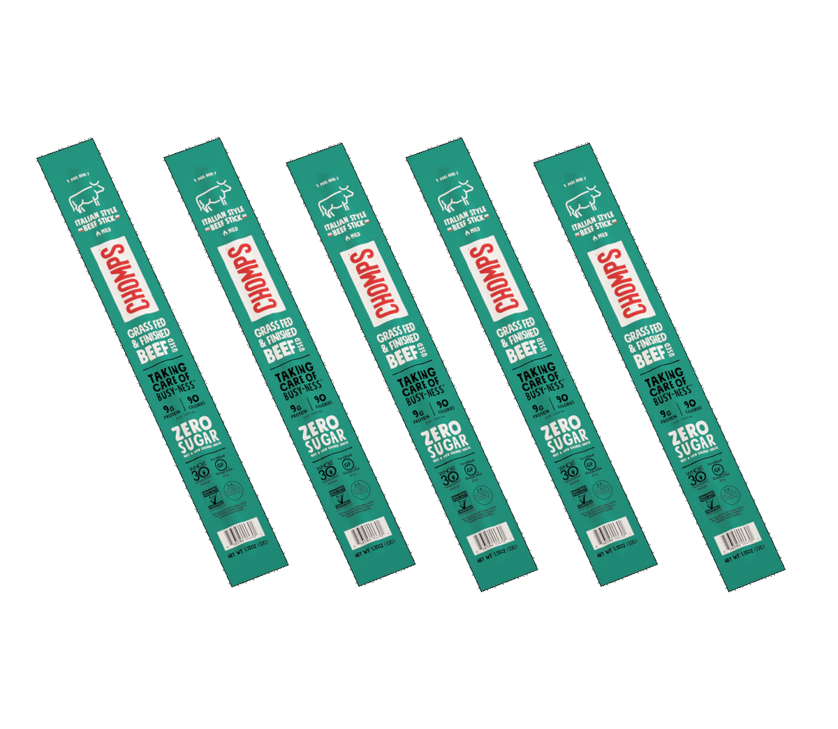 Chomps Meat Sticks - Italian Style Beef 5-Sticks