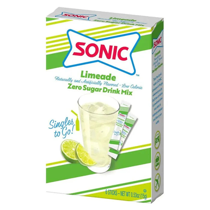 Sonic Zero Sugar Singles-to-Go - Limeade
