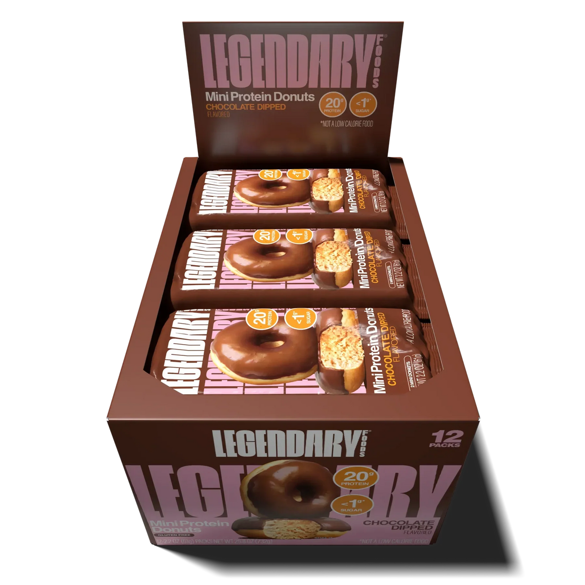 Legendary Foods Protein Donuts - Chocolate Dipped