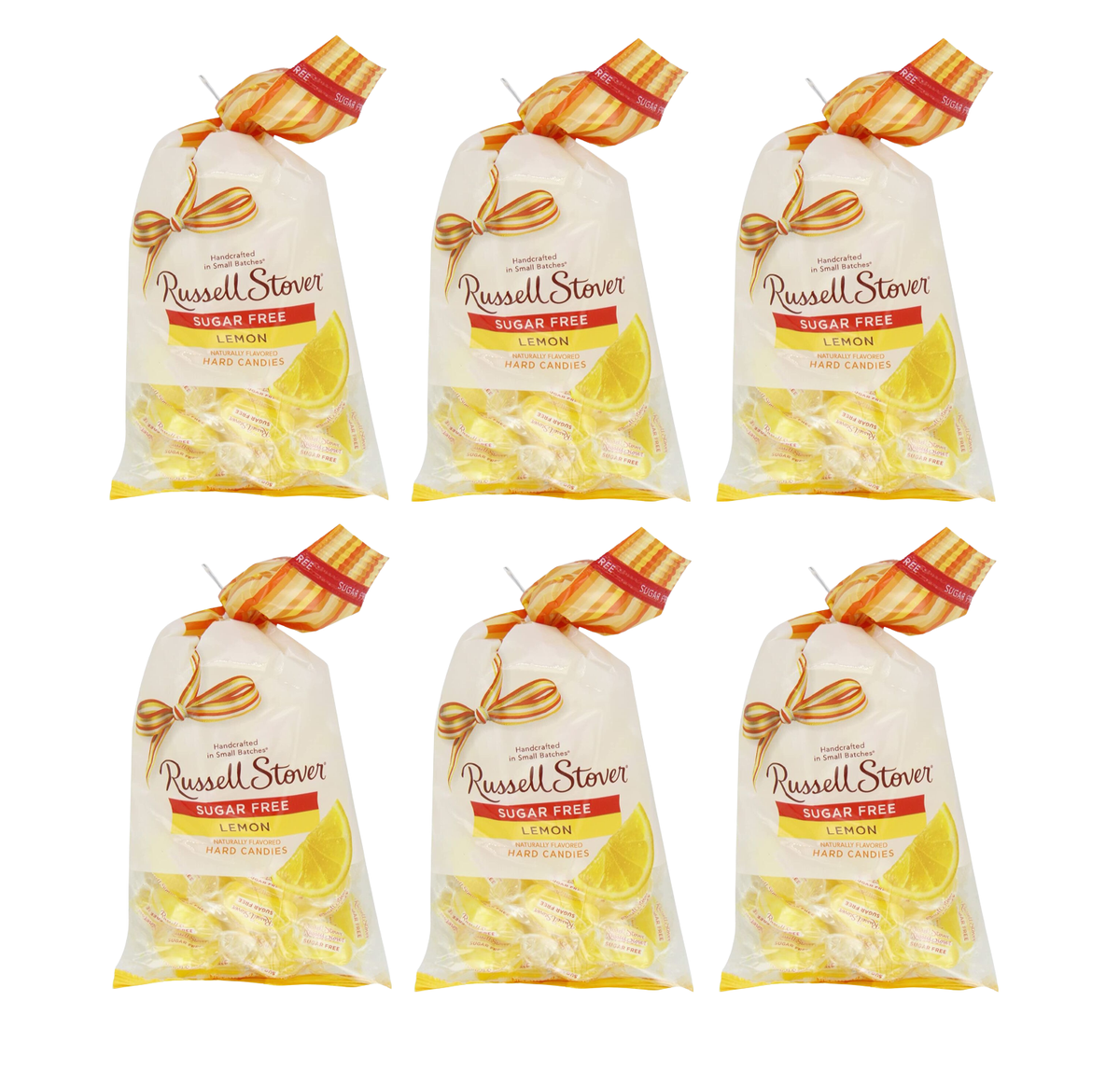 Russell Stover Sugar Free Hard Candies, 12 oz - Lemon 6 Bags