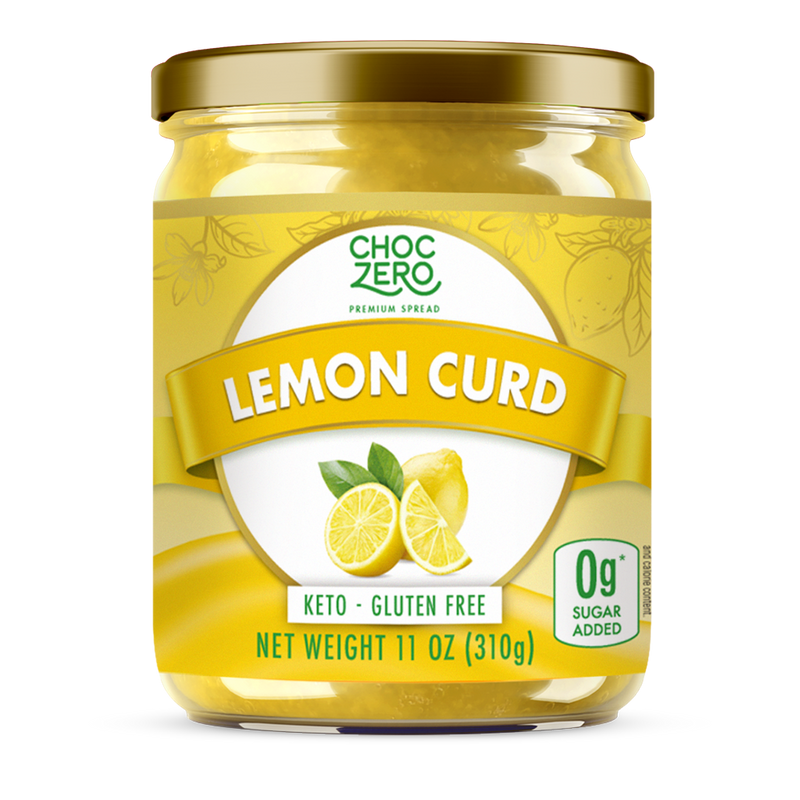 Front package of ChocZero Lemon Curd, 11 oz