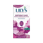Lily's White Chocolate Style Bar - Birthday Cake