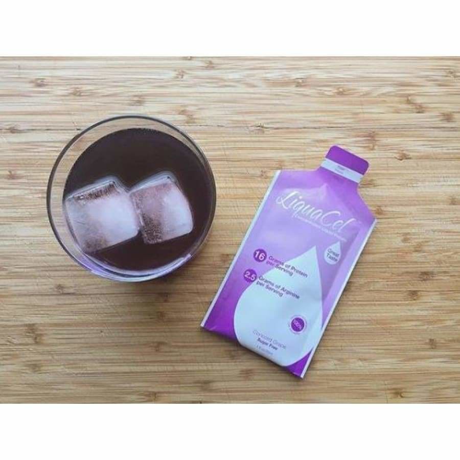 LiquaCel Liquid Protein Packets - Grape, multi-pack