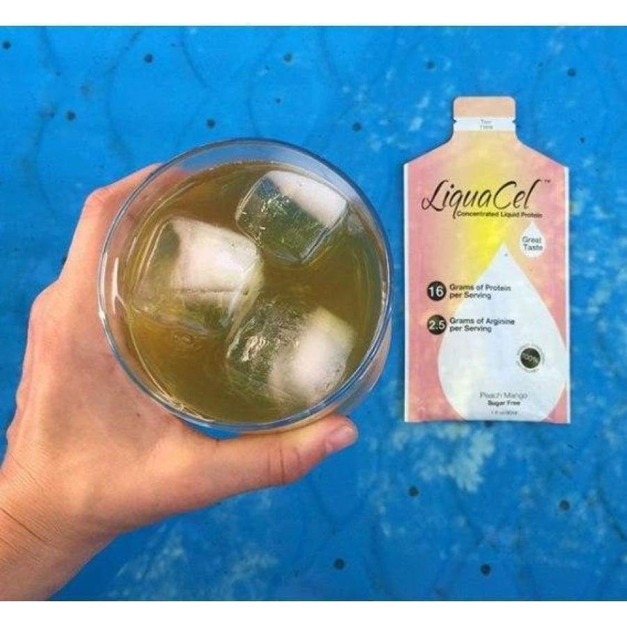 LiquaCel Liquid Protein Packets - Peach Mango, multi-pack
