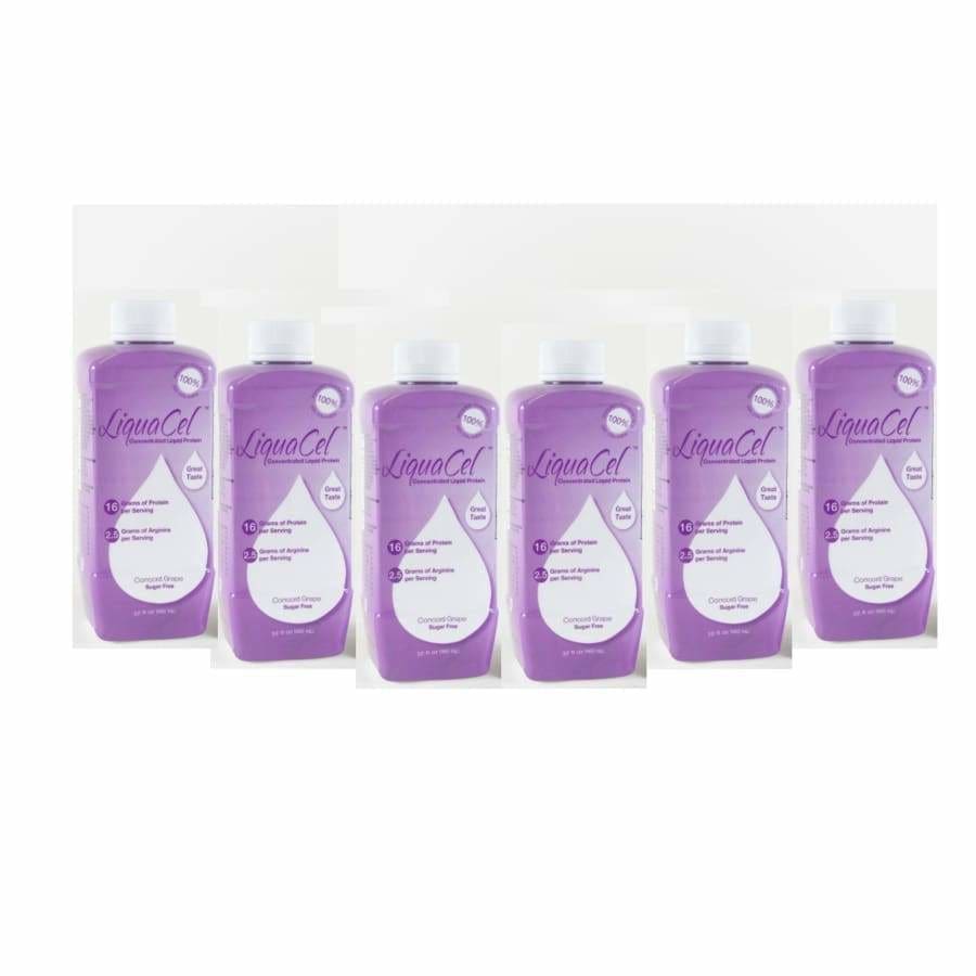 LiquaCel Liquid Protein 32 oz - Grape / 6-Pack