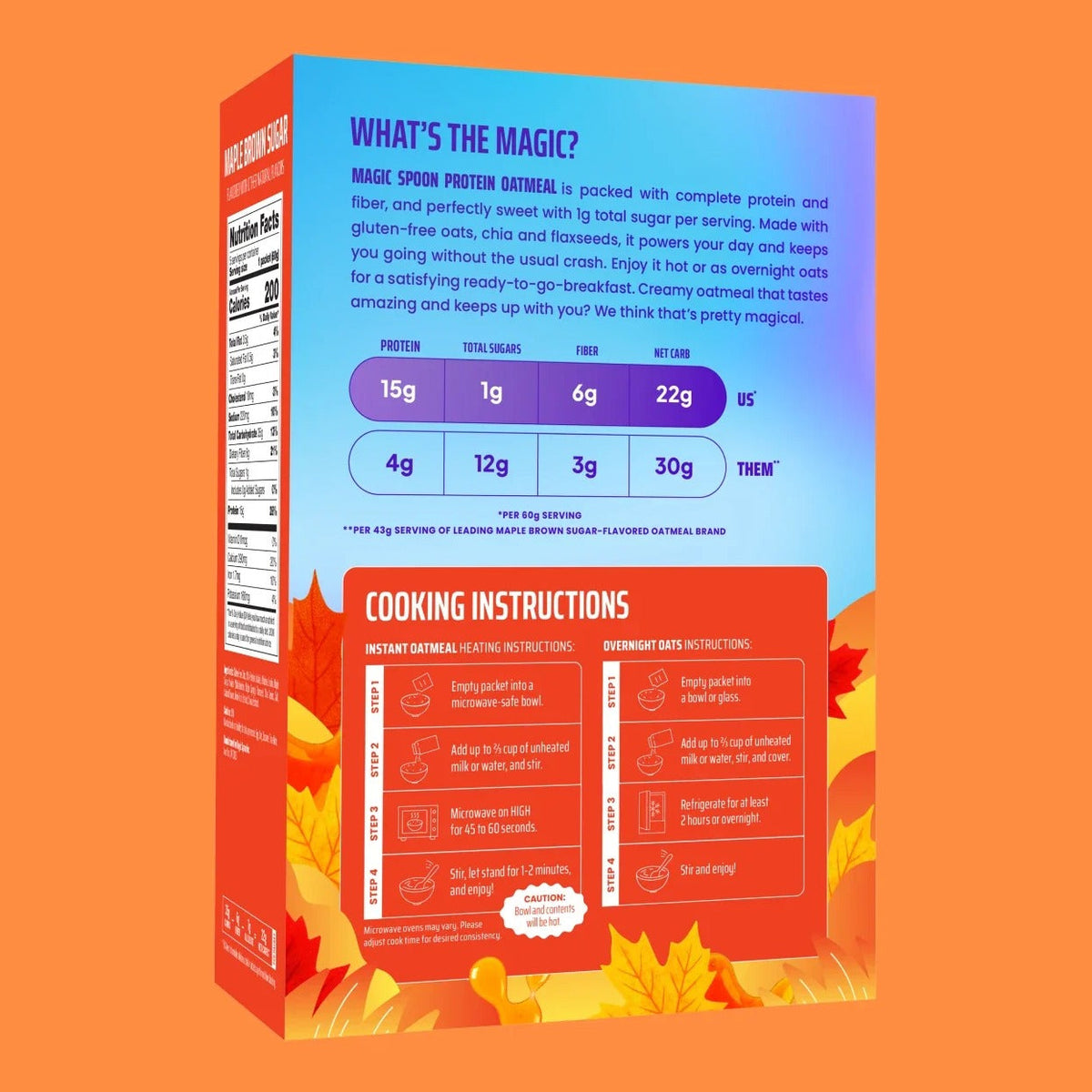Magic Spoon Protein Oatmeal - Maple Brown Sugar