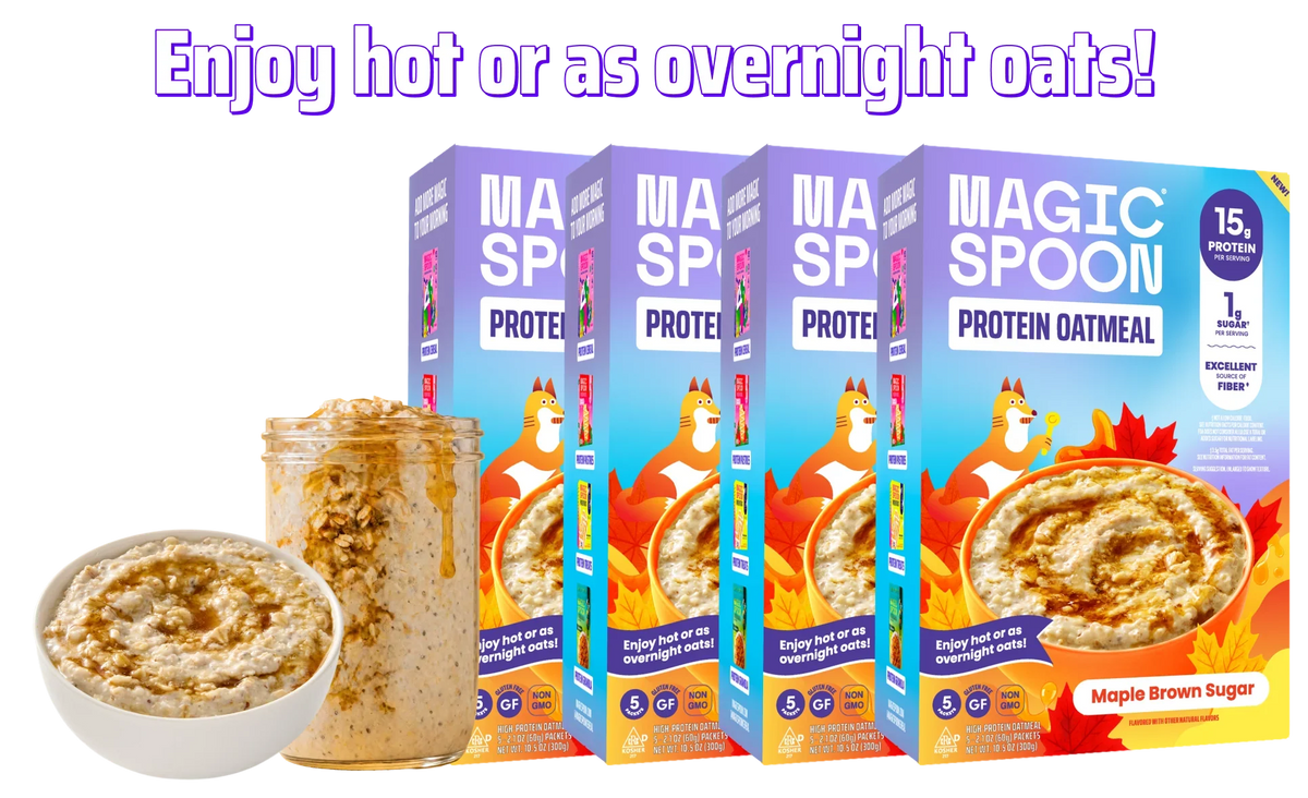 Magic Spoon Protein Oatmeal - Maple Brown Sugar