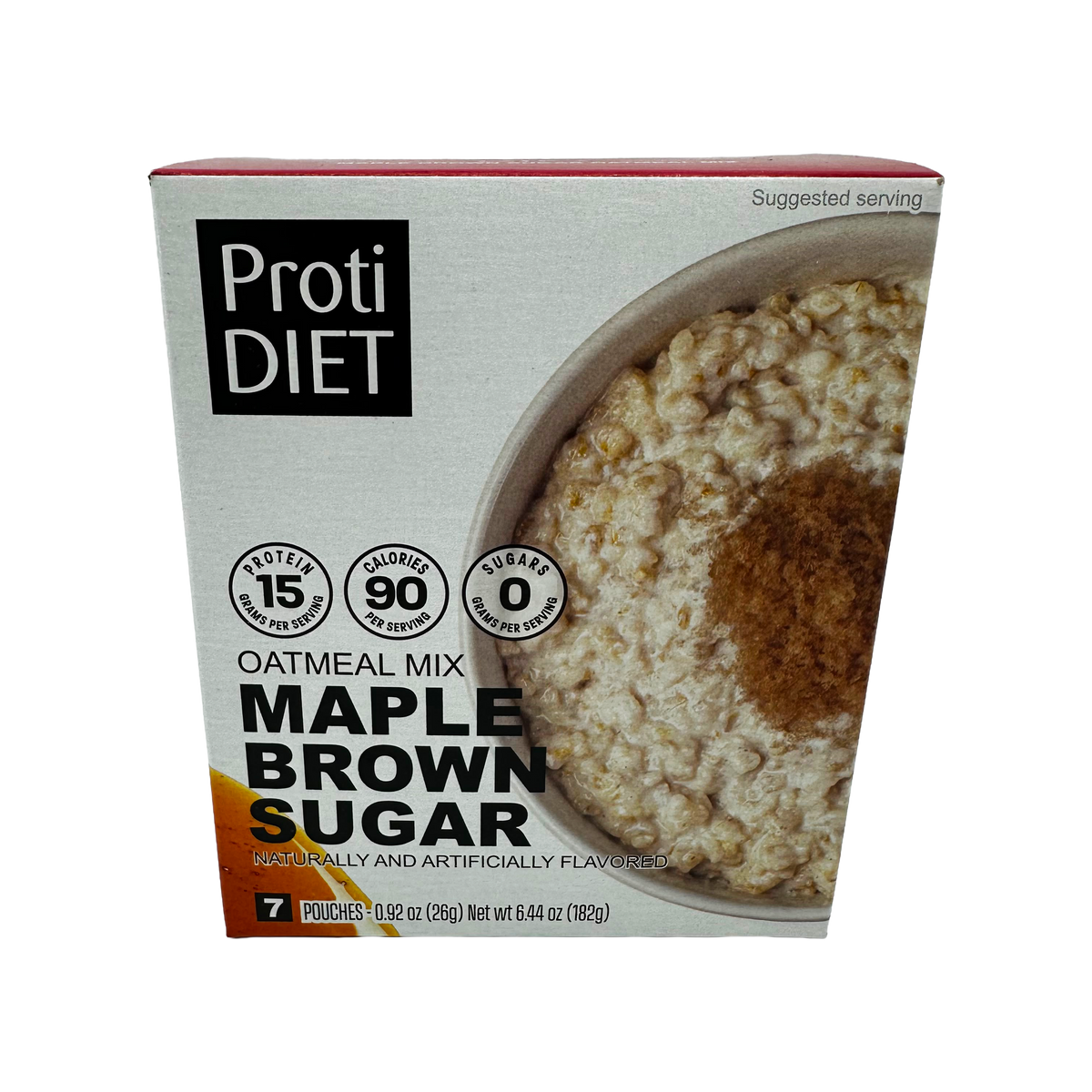 Proti Diet Gruau protéiné, Érable et cassonade, 7 sachets